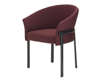 VALMY - Upholstered fabric chair with armrests by Ligne Roset - view 2